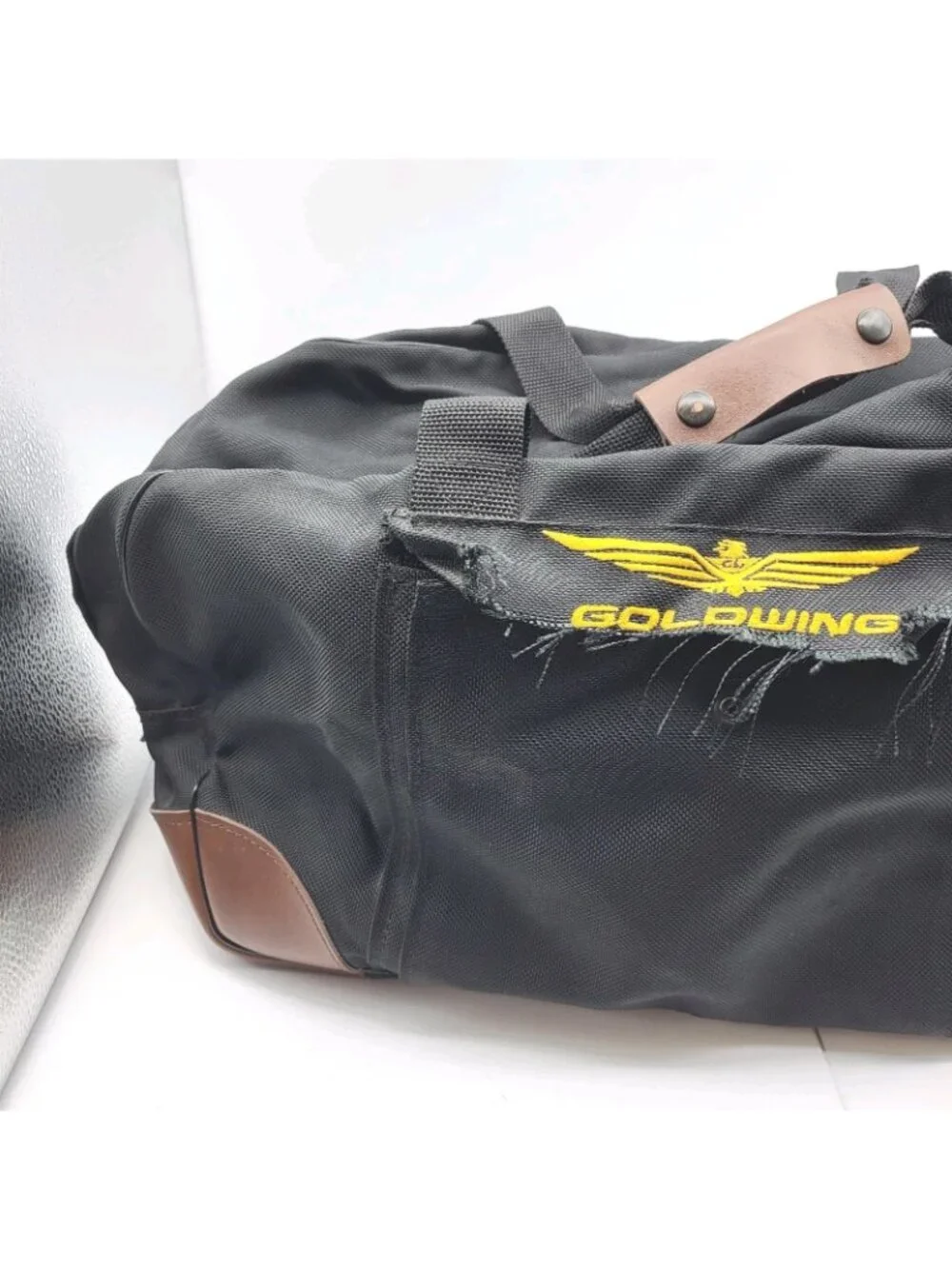 Vintage USA Made Goldwing duffle bag 80's travel luggage Motorcycle bag